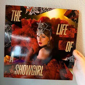 Taylor Swift The Life of a Showgirl Tiny Bubbles in Champagne Pearlescent Vinyl
